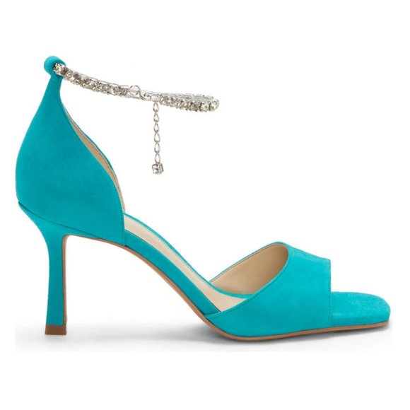 Vince Camuto Saprenda 2 Sandal - Free Shipping | DSW NEW Vince Camuto Sizes 8.5, 10 Women\'s Evensa Chain Strap Sandal - Evening Jade